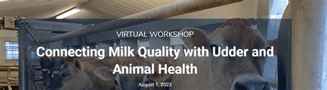 udder h|Connecting Milk Quality with Udder and Animal Health .